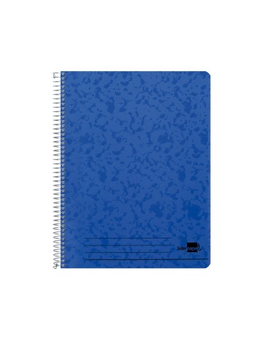 CUADERNO ESP. LIDERPAPEL FL. T.DURA 4MM 100H. 70GR. AZ.