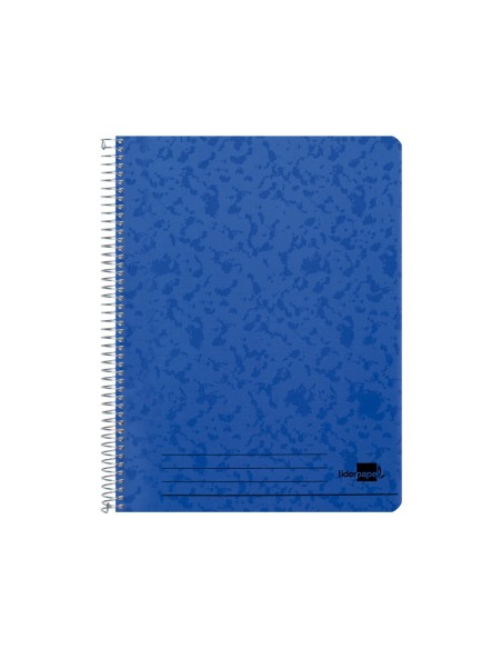 CUADERNO ESP. LIDERPAPEL FL. T.DURA 4MM 100H. 70GR. AZ.