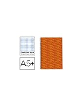 BLOC ESPIRAL 4º80 H CUADRO 4 MM 70 GRS T FORRADA NARANJA MULTILIDER 2