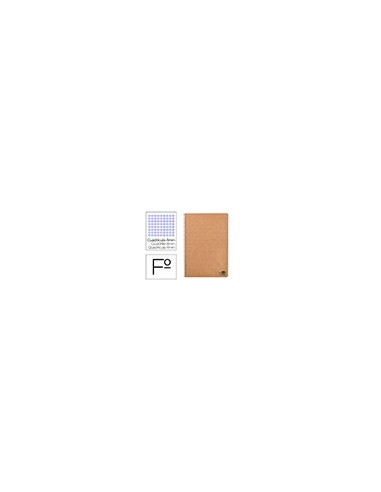 CUADERNO ESP. ECOUSE FL. T.CARTON RECICLADO KRAFT 4MM 80H. 60GR.