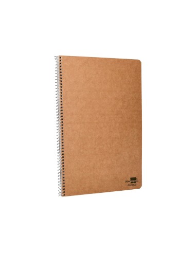 CUADERNO ESP. ECOUSE FL. T.CARTON RECICLADO KRAFT 4MM 80H. 60GR.