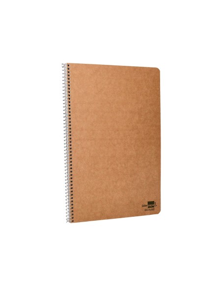 CUADERNO ESP. ECOUSE FL. T.CARTON RECICLADO KRAFT 4MM 80H. 60GR.