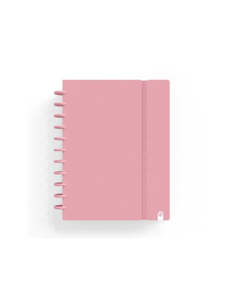 CUADERNO CARCHIVO INGENIOX FOAM A5 80H ROSA PASTEL