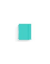 CUADERNO CARCHIVO INGENIOX FOAM A5 80H MENTA PASTEL 2