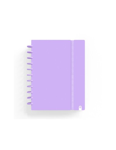CUADERNO CARCHIVO INGENIOX FOAM A4 80H MALVA PASTEL