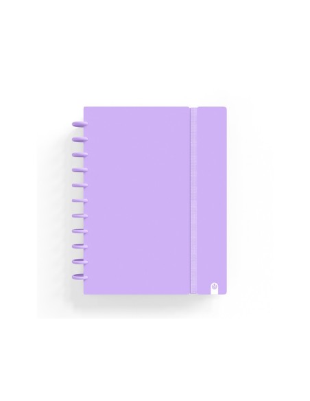CUADERNO CARCHIVO INGENIOX FOAM A4 80H MALVA PASTEL