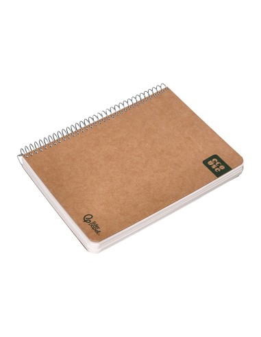 CUADERNO ESP. A5 ECOUSE T.CART KRAFT CONTRACOL 120H RECIC  80GR.LISO