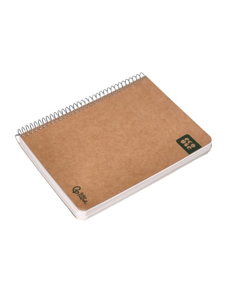CUADERNO ESP. A5 ECOUSE T.CART KRAFT CONTRACOL 120H RECIC  80GR.LISO