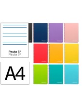 CUADERNO ESP. WITTY FL. T.DURA R.MONTESORI. 5MM 80H 75GR. SURT.*09921