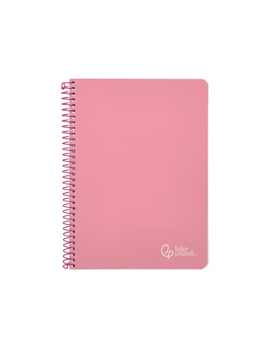 CUADERNO ESP. WITTY FL. T.DURA 4MM 80H. 75GR. 4MM  ROSA *09798