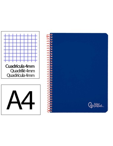 CUADERNO ESP. WITTY FL. T.DURA 4MM 80H. 75GR. AZ.