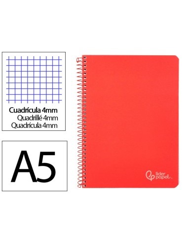 CUADERNO ESP. WITTY A5 T.DURA 4MM 80H. 75GR. RJ. **09785