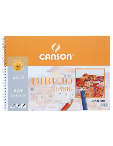 BLOC DIBUJO BASIK DIN A4 23X32.5 CM 20 H.150 GRAMOS