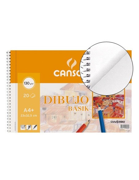 CUADERNO ESP. CANSON DIBUJO A4 MICRO 2T. 20H. 160GR.