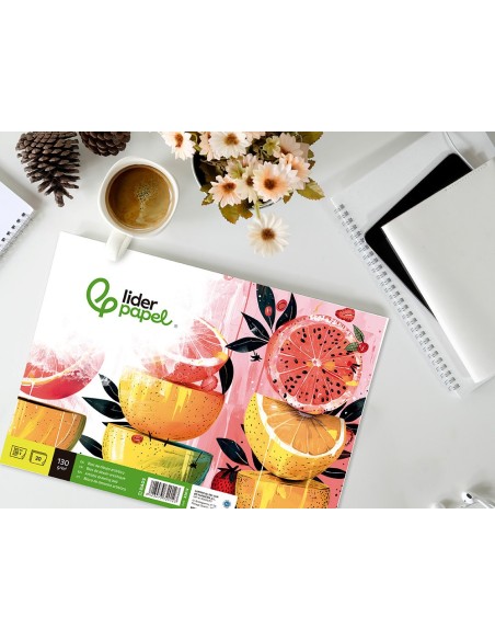 BLOC ENCOLADO LIDERPAPEL DIBUJO FL. 20H. 130GR.