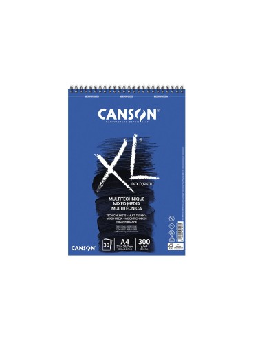 CUADERNO ESP. CANSON DIBUJO A4 MICRO GRANO MEDIO 30H. 300GR.