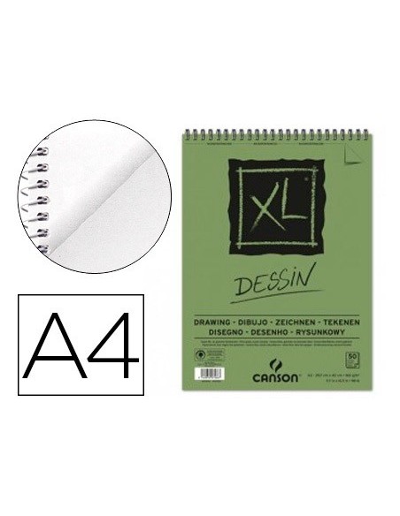 CUADERNO ESP. CANSON DIBUJO A4 MICRO 50H. 160GR.