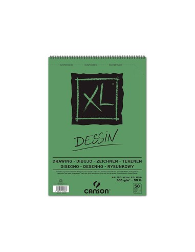 CUADERNO ESP. CANSON DIBUJO A3 MICRO 50H.160GR.