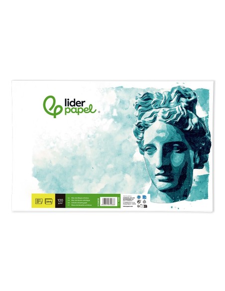 BLOC ENCOLADO LIDERPAPEL DIBUJO A4 30H. 120GR. S/RECUADRO
