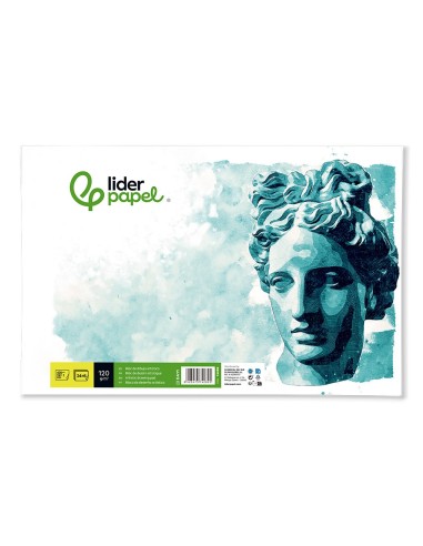 BLOC ENCOLADO LIDERPAPEL DIBUJO A3 ACUARELA 30H. 120GR.