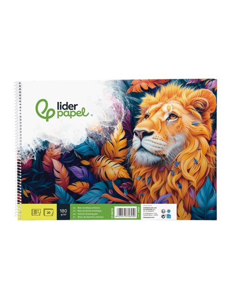 CUADERNO ESP. LIDERPAPEL DIBUJO 230X325MM 20H. 180GR.