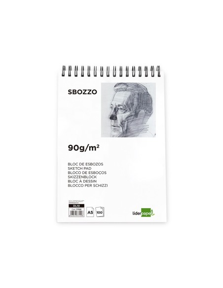 CUADERNO ESP. LIDERPAPEL DIBUJO A5 100H. 90GR.