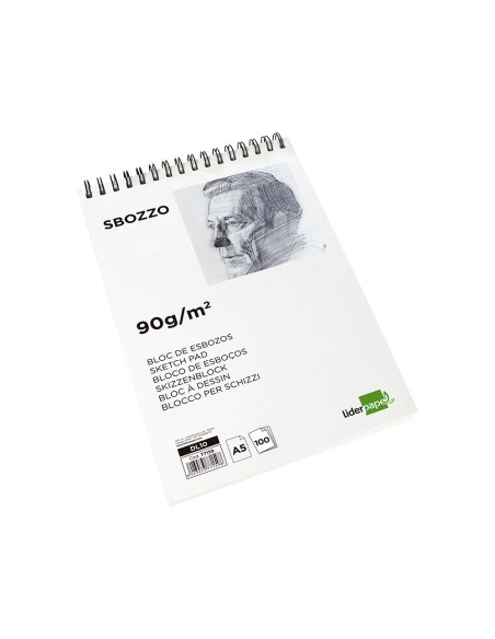 CUADERNO ESP. LIDERPAPEL DIBUJO A5 100H. 90GR.