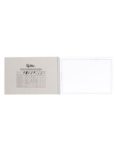 CUADERNO ESP. LIDERPAPEL DIBUJO 460X325MM 20H. 180GR. C/REC.