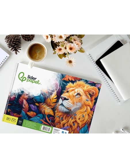 CUADERNO ESP. LIDERPAPEL DIBUJO 460X325MM 20H. 180GR. C/REC.