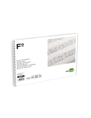 BLOC MUSICA FL.APAISADO