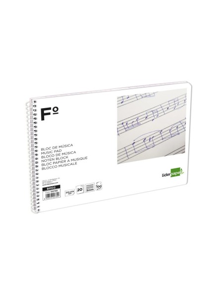 BLOC MUSICA FL.APAISADO