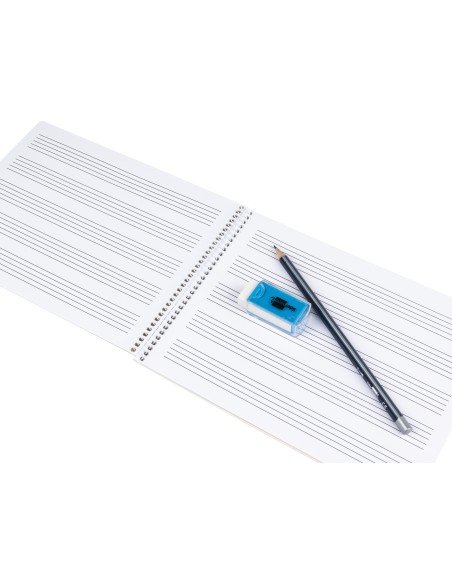 BLOC ESP. LIDERPAPEL MUSICA A5 PENTAGRAMA 4MM 20H 100GR. C/INTERLINEA