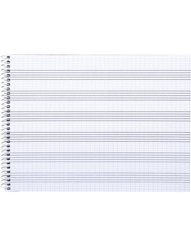 BLOC ESP. LIDERPAPEL MUSICA A5 PENTAGRAMA 2.5MM PAUTA 20H.100GR.