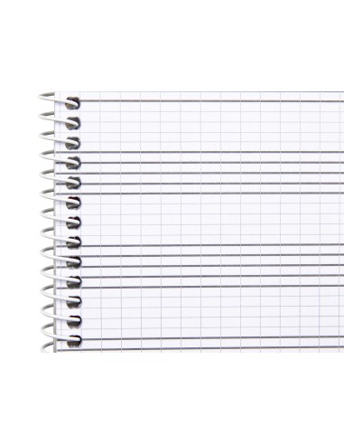 BLOC ESP. LIDERPAPEL MUSICA A5 PENTAGRAMA 2.5MM PAUTA 20H.100GR.