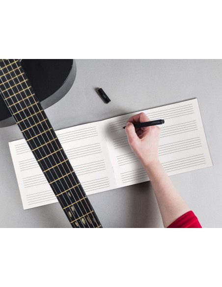 BLOC GRAPADO LIDERPAPEL MUSICA A5 PENTAGRAMA 5MM 20H 100GR.