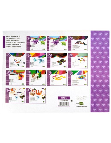 BLOC LIDERPAPEL MANUALIDADES 240X315MM CHAROL 10H. SURT.