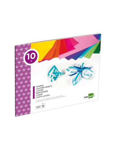 BLOC LIDERPAPEL MANUALIDADES 240X315MM CHAROL 10H. SURT.