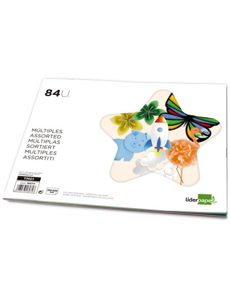 BLOC LIDERPAPEL MANUALIDADES 240X315MM MULTIPLE MATERIAL  84H.