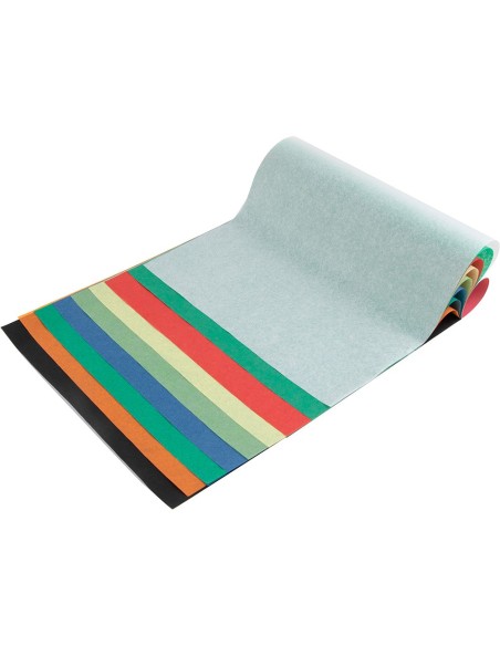 BLOC LIDERPAPEL MANUALIDADES 240X315MM PAPEL SEDA 10H. SURT.