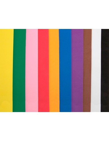 BLOC LIDERPAPEL MANUALIDADES 240X315MM GOMA EVA 10H. SURT.