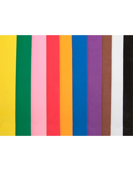 BLOC LIDERPAPEL MANUALIDADES 240X315MM GOMA EVA 10H. SURT.