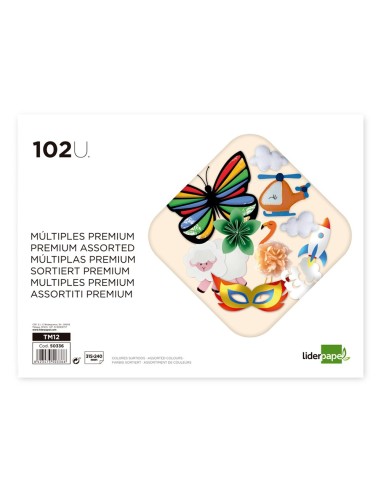 BLOC LIDERPAPEL MANUALIDADES 240X315MM MULTIPLE MATERIAL  62H.