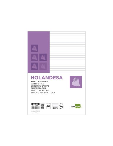 BLOC CARTAS HOLANDESA RAYADO
