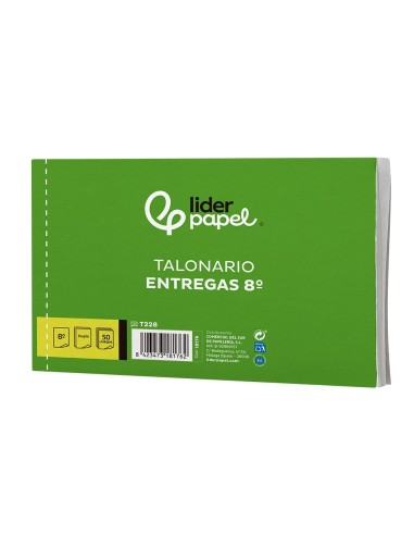 TALONARIO ENTREGAS OCTAVO APAISADO 228 DUPLICADO