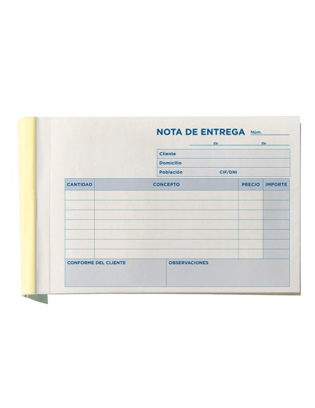 TALONARIO ENTREGAS OCTAVO APAISADO 328 TRIPLICADO