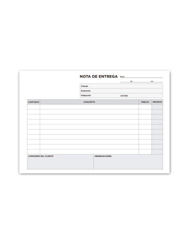 TALONARIO ENTREGAS 4º APAISADO 229 DUPLICADO