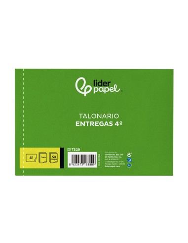 TALONARIO ENTREGAS 4º APAISADO 329 TRIPLICADO