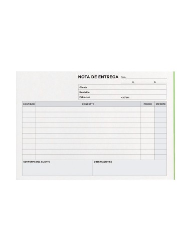 TALONARIO ENTREGAS 4º APAISADO 329 TRIPLICADO