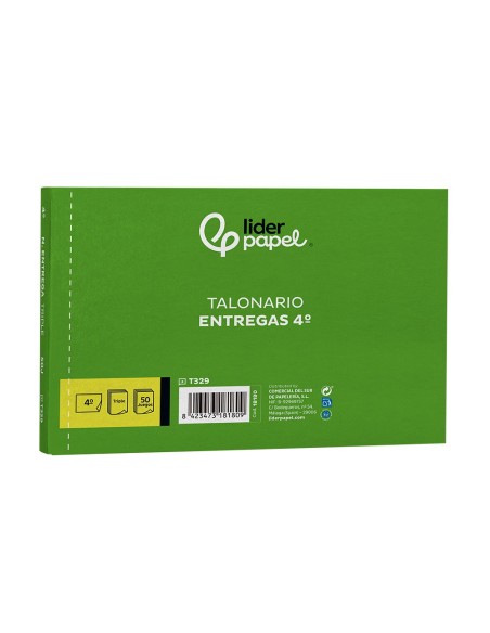 TALONARIO ENTREGAS 4º APAISADO 329 TRIPLICADO