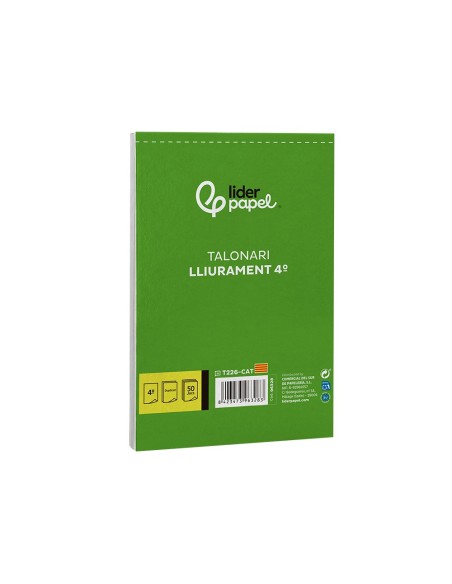 TALONARIO ENTREGAS 4º 226-CAT DUPLICADO TEXTO EN CATALAN